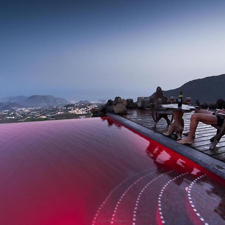 Historic Canarian House, Private Heated Infinity Pool, Bbq, Wifi + Panoramic Ocean Views Arona  Kültér fotó