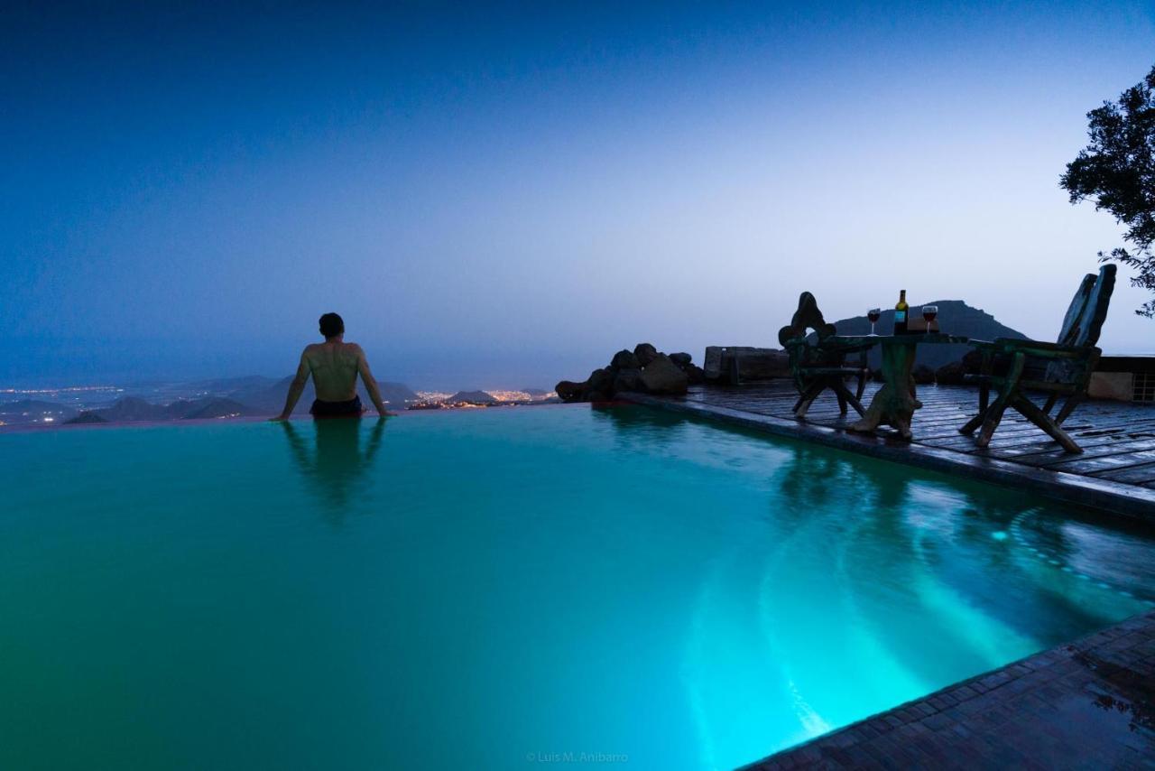Historic Canarian House, Private Heated Infinity Pool, Bbq, Wifi + Panoramic Ocean Views Arona  Kültér fotó